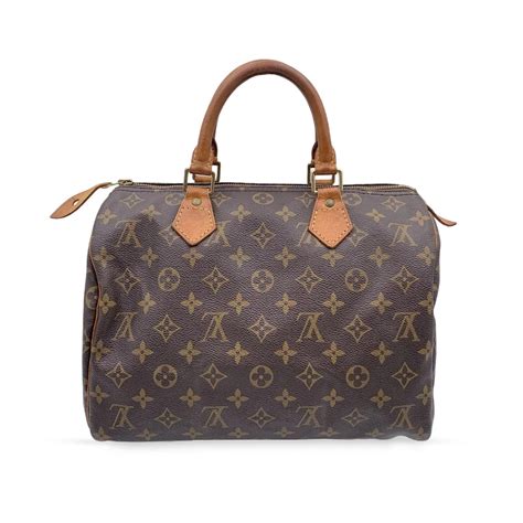 lv m41526|Louis Vuitton M41526 Monogram Canvas Speedy 30 Tote Bag.